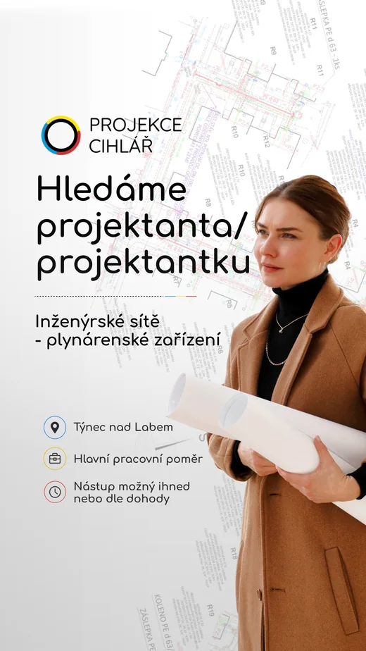 Projekce Cihlář – Náborová story na pozici projektant/ka