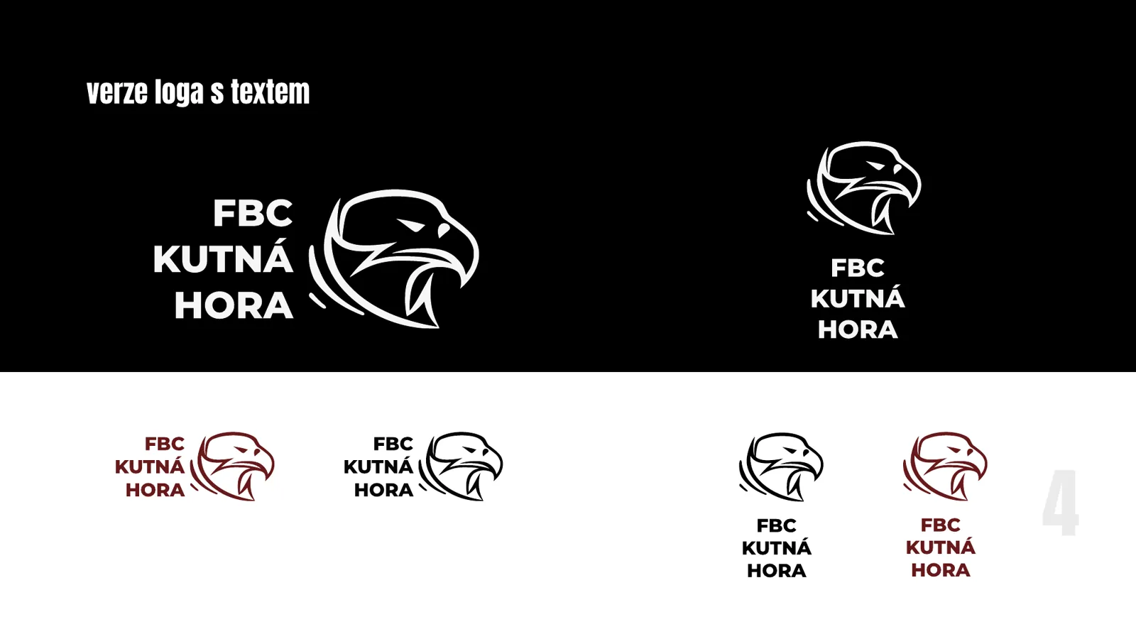 FBC Kutná Hora – Verze loga s textem